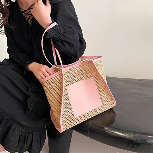Плажна чанта Valina pink